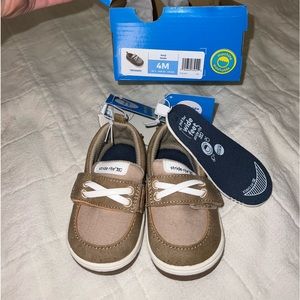 NWT Stride rite 360 Benji Taupe Toddler Shoes size 4M